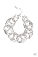 Paparazzi ~ Casual Connoisseur Bracelets-Lovelee's Treasures-bracelets,jewelery,shimmery,silver