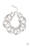 Paparazzi ~ Casual Connoisseur Bracelets-Lovelee's Treasures-bracelets,jewelery,shimmery,silver