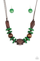 Pacific Paradise Necklaces-Lovelee's Treasures-green,jewelery,necklaces,wood
