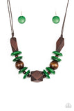 Pacific Paradise Necklaces-Lovelee's Treasures-green,jewelery,necklaces,wood