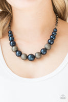 Color Me CEO Necklaces-Lovelee's Treasures-black,blue,glitter,gunmetal,jewelery,necklaces,shiny black beads