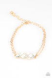 Pretty Priceless Bracelets-Lovelee's Treasures-adjustable clasp closure,bracelets,glittery white rhinestones,gold,jewelry,regal marquise-cuts