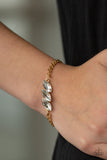 Pretty Priceless Bracelets-Lovelee's Treasures-adjustable clasp closure,bracelets,glittery white rhinestones,gold,jewelry,regal marquise-cuts