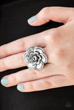 FLOWERBED and Breakfast - Silver Rings New Arrivals-Lovelee's Treasures-flowers,jewelry,new arrivals 4/27/21,rings,silver,stretchy band
