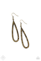 Glitzy Goals  Earrings-Lovelee's Treasures-aurum rhinestones,brass,earrings,jewelery,teardrop