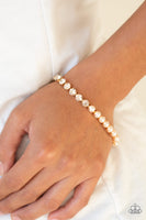 Out Like A SOCIALITE Bracelets-Lovelee's Treasures-bracelets,jewelery,pearly white beads,silver,white rhinestone