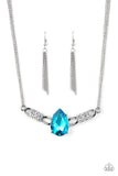 Way To Make An Entrance - Blue Necklaces