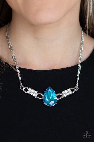 Way To Make An Entrance - Blue Necklaces
