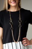 Fashion Fave - Gold Necklaces New Arrivals-Lovelee's Treasures-diamond-shaped,gold,jewelry,necklaces