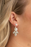 Extra Elite   Earrings-Lovelee's Treasures-earrings,jewelery,oversized pearl,standard post fitting,white,white rhinestone