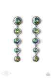 Drippin' In Starlight  Earrings!-Lovelee's Treasures-earrings,jewelery,multi,oil spill,post fitting