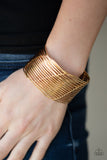 Retro Revamp Bracelets-Lovelee's Treasures-bracelets,edgy cuff,gold,gold wire weaves,jewelery