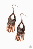 Metallic Funk - Copper Earrings