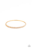 Sleek Sparkle Bracelets-Lovelee's Treasures-bracelets,flexible,gold,jewelery,white rhinestones,wire coils