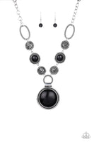 Sedona Drama Necklaces-Lovelee's Treasures-earthy black stones,jewelery,necklaces,oversized black stone