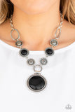 Sedona Drama Necklaces-Lovelee's Treasures-earthy black stones,jewelery,necklaces,oversized black stone
