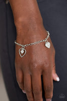 Hearts and Harps Bracelets-Lovelee's Treasures-bracelets,gold,hearts,jewelery,white rhinestone
