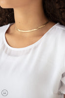 Serpentine Sheen - Gold Necklaces