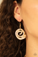 Statement Swirl  Necklaces-Lovelee's Treasures-gold,hammered gold swirls,jewelery,necklaces