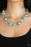Very Voluminous Necklaces-Lovelee's Treasures-crystal like,green,jewelery,necklaces