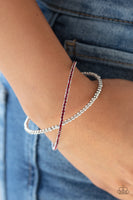 Paparazzi ~ Chicly Crisscrossed Bracelets-Lovelee's Treasures -bracelets,crisscross,jewelery,red