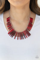 Out of My Element  Necklaces-Lovelee's Treasures-acrylic,jewelery,necklaces,red