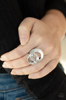 Pro Top Spin   Rings-Lovelee's Treasures-black,jewelery,rings,silver,stretchy band