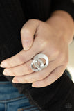 Pro Top Spin   Rings-Lovelee's Treasures-black,jewelery,rings,silver,stretchy band