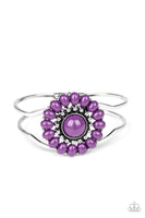 Posy Pop Bracelets-Lovelee's Treasures-bracelets,cuff,jewelery,purple