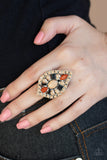 Jungle Jewelry  Rings-Lovelee's Treasures-brown,jewelery,marquise,rings,stretchy band,teardrop