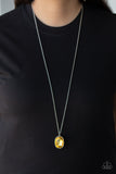 Imperfect Iridescence Necklaces-Lovelee's Treasures-jewelery,long,necklaces,yellow gem