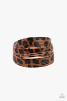 Hey GRRirl  Bracelets-Lovelee's Treasures-bracelets,cheetah print black,jewelery,leather band