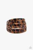 Hey GRRirl  Bracelets-Lovelee's Treasures-bracelets,cheetah print black,jewelery,leather band