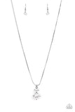 Top Dollar Diva - Black - Necklaces-Lovelee's Treasures-adjustable clasp closure,black,dainty gunmetal snake chain,gunmetal prongs,jewelry,LOP,necklaces,white rhinestones