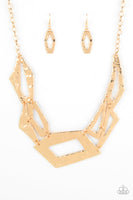 Break The Mold Necklaces-Lovelee's Treasures-asymmetrical,gold,hammered gold,jewelery,necklaces