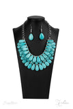 The Amy Zi Collection 2020-Lovelee's Treasures-a chunky silver chain,jewelery,necklaces,tribal inspired fringe,turquoise teardrops,ZI Collection
