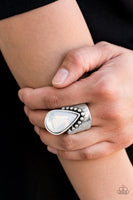 Opal Mist  Rings-Lovelee's Treasures-jewelery,opal,rings,silver,teardrop