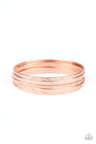 Be There With Baubles On Bracelets-Lovelee's Treasures-bangles,bracelets,copper,shiny copper,white rhinestone
