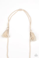 Macrame Mantra Necklaces-Lovelee's Treasures-jewelery,macramé,necklaces,white