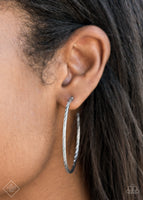 Rural Reserve  Earrings-Lovelee's Treasures-dainty,earrings,hoops,jewelery,post,rustic finish,silver