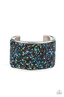 Stellar Radiance   New arrivals-Lovelee's Treasures-black,bracelets,cuff,jewelery,metallic,new arrivals 4/12/21,oil spill rhinestones