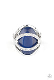 Endless Enchantment Rings-Lovelee's Treasures-blue,blue cat's eye stone t,jewelery,rings,white,white rhinestones