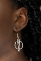 Fiercely Fashionable   Earrings-Lovelee's Treasures-earrings,jewelery,silver,standard fishhook fitting,white rhinestones