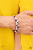 Ethereally Entangled        Bracelets    777-Lovelee's Treasures-blue,blue cat's eye,bracelets,cats eye,jewelery,shiny silver beads,silver,white rhinestones