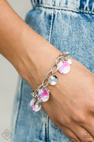 Teasingly Tie Dye  Bracelets-Lovelee's Treasures-adjustable clasp closure,bracelets,dainty,jewelery,silver,tie dye print