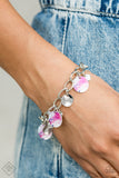 Teasingly Tie Dye  Bracelets-Lovelee's Treasures-adjustable clasp closure,bracelets,dainty,jewelery,silver,tie dye print