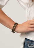 Living Off The GRIT Bracelets-Lovelee's Treasures-antiqued shimmer,bracelets,brass,jewelry,oversized brass chain