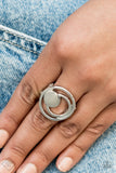 Edgy Eclipse     Rings-Lovelee's Treasures-edgy,gold,jewelery,rings,silver,stretchy band