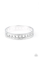 Couture Court   Bracelets-Lovelee's Treasures-bangle,black,bracelets,gold,jewelery,silver,white,white rhinestones