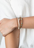 Sahara Pilgrim Bracelets-Lovelee's Treasures-adjustable sliding knot closure,blue,bracelets,earthy look,jewelry,silver beads,stone beads,twine-like braided bands,wooden beads